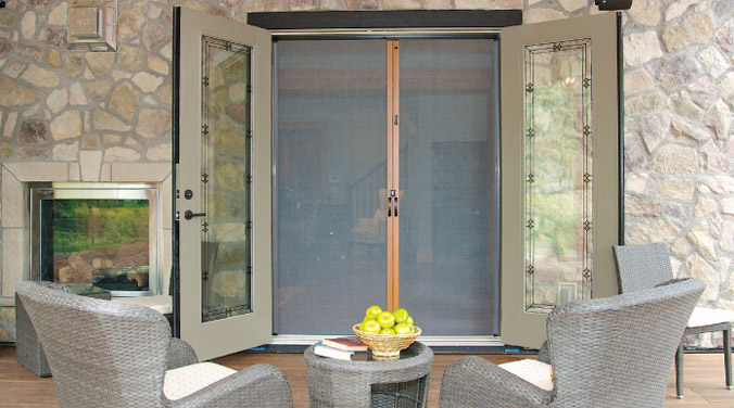 Retractable Screen French Doors Projects Wizard Screens